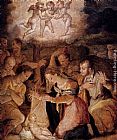 Shepherds Canvas Paintings - The Nativity With The Adoration Of The Shepherds